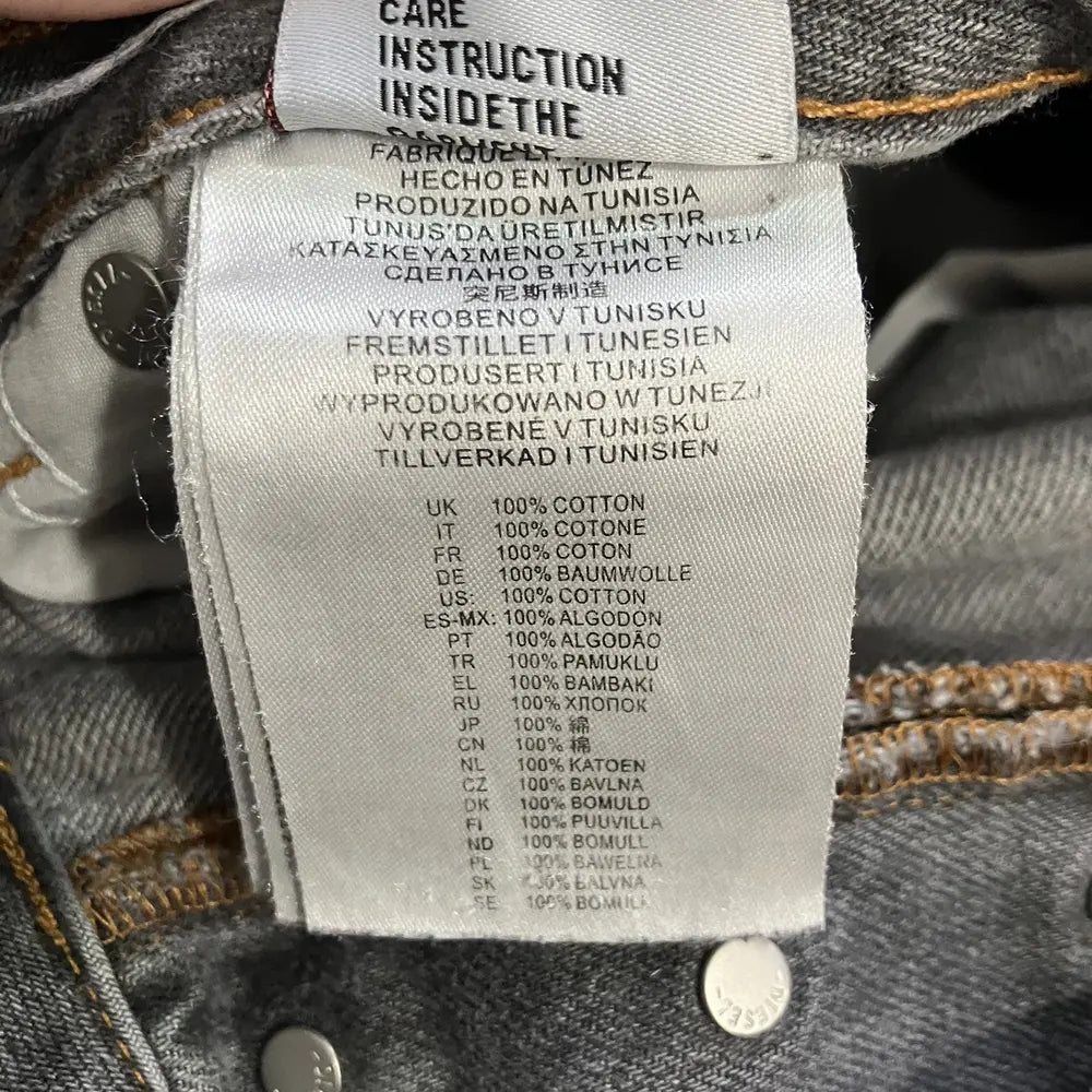 Diesel • Gray Double Zipper Jeans • L32