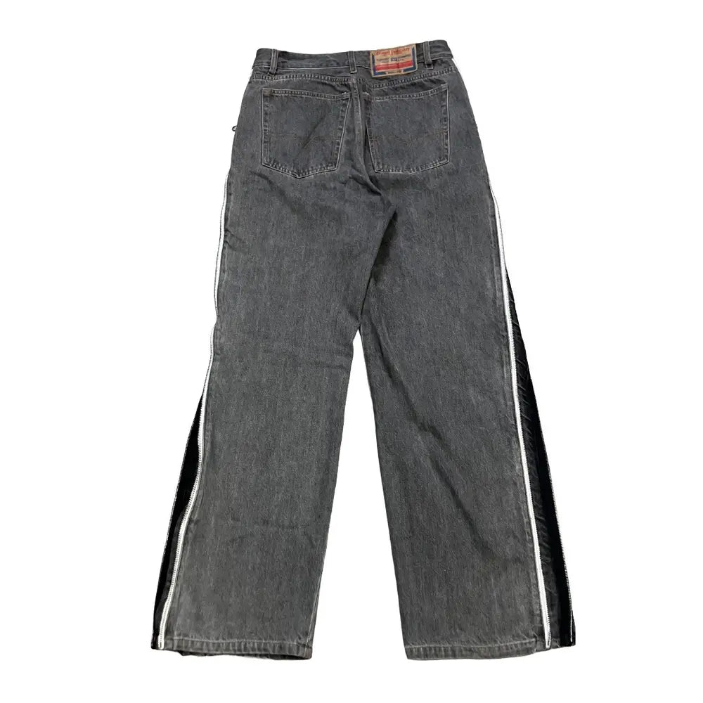 Diesel • Gray Double Zipper Jeans • L32