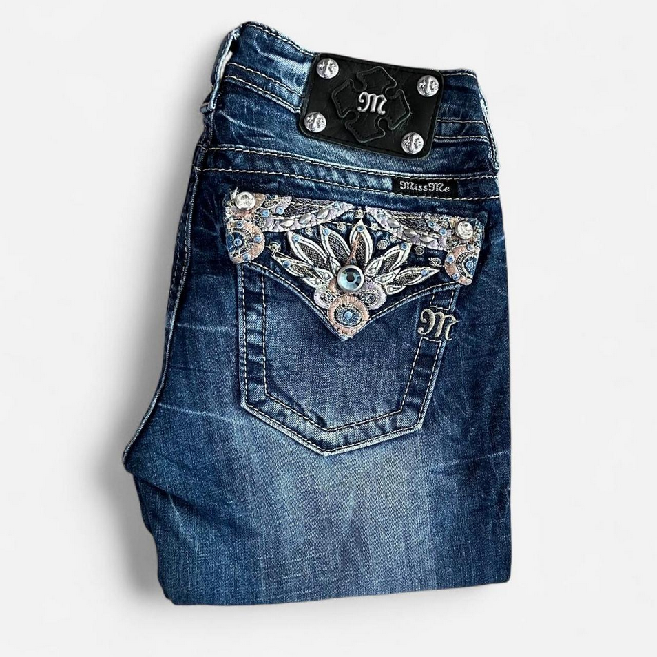 Miss Me Women's Ankle Skinny Jeans • S27