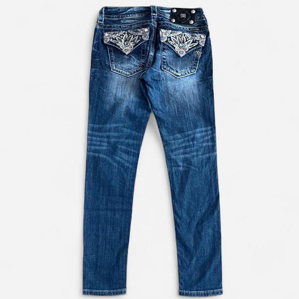 Miss Me Women's Ankle Skinny Jeans • S27