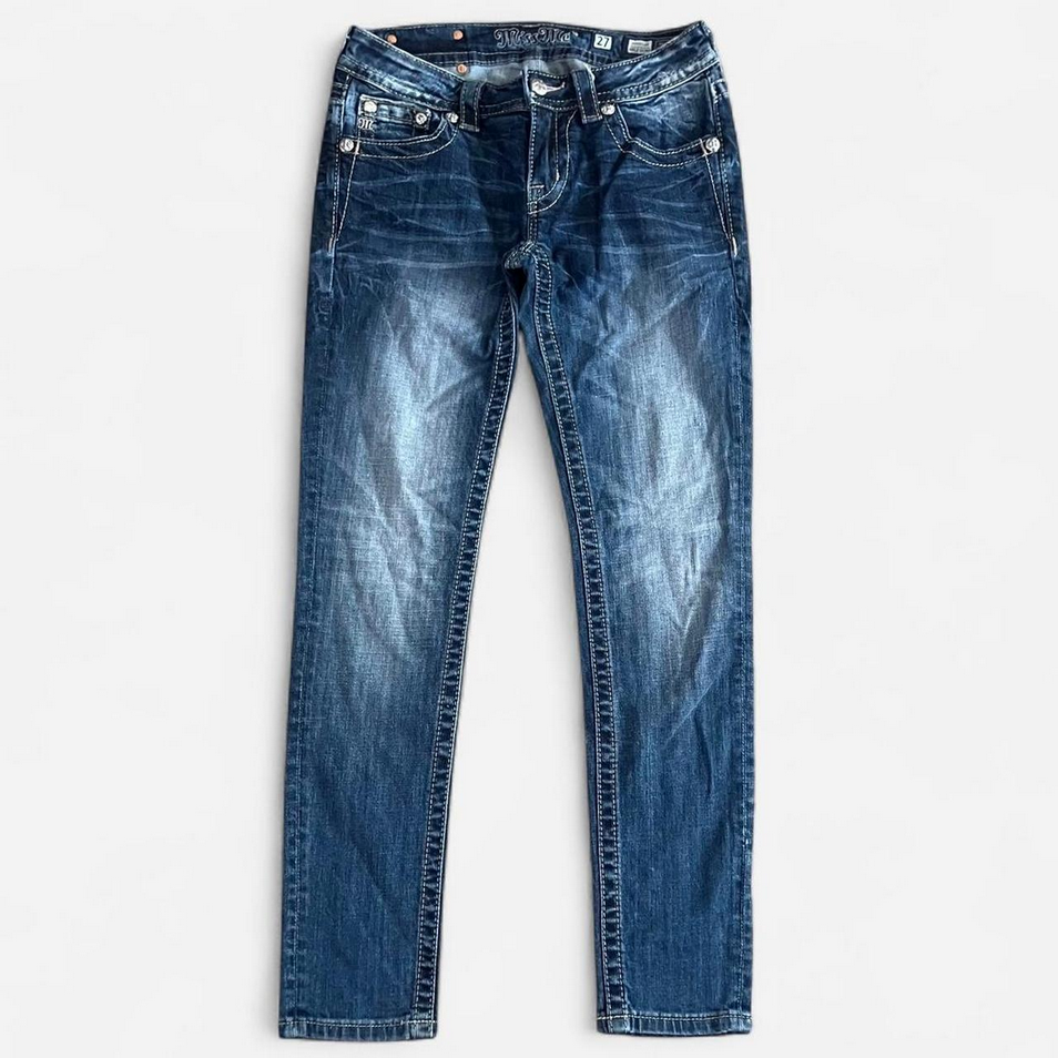 Miss Me Women's Ankle Skinny Jeans • S27