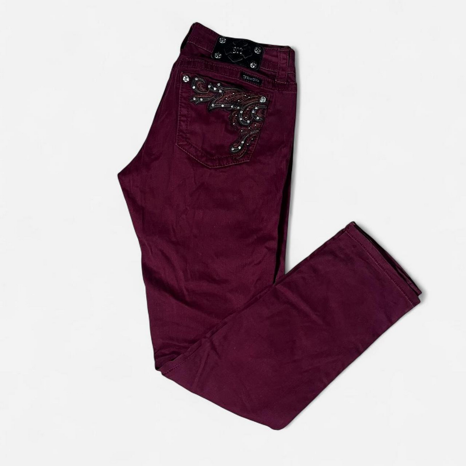 Miss Me Women's Low Rise Skinny Jeans • 30