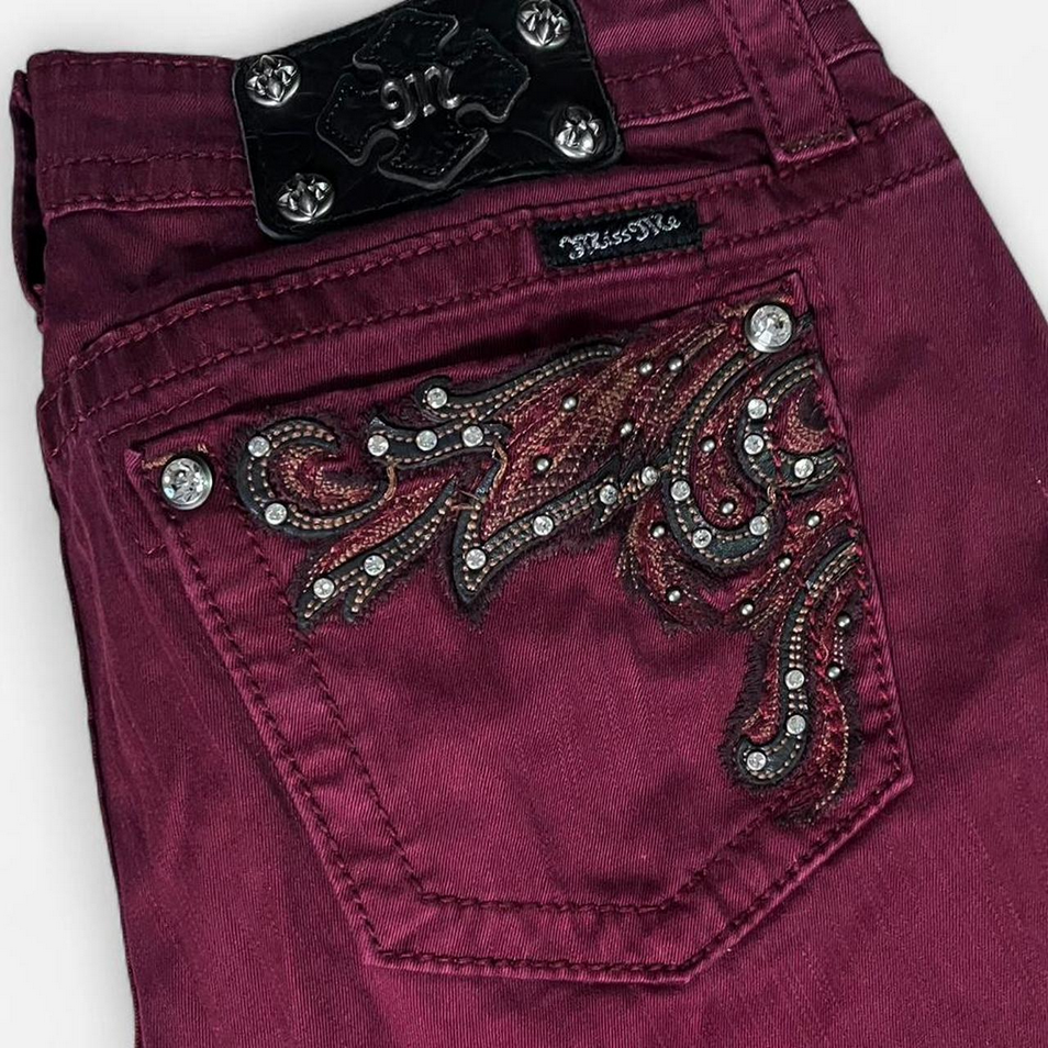 Miss Me Women's Low Rise Skinny Jeans • 30