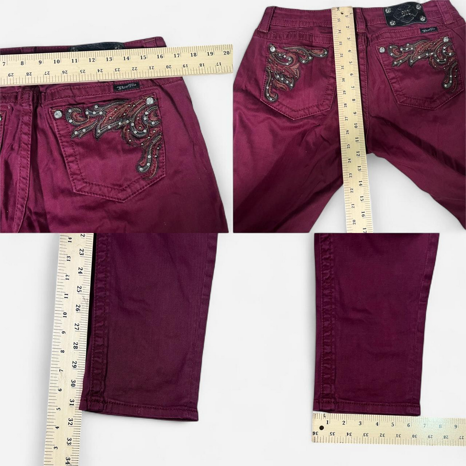 Miss Me Women's Low Rise Skinny Jeans • 30