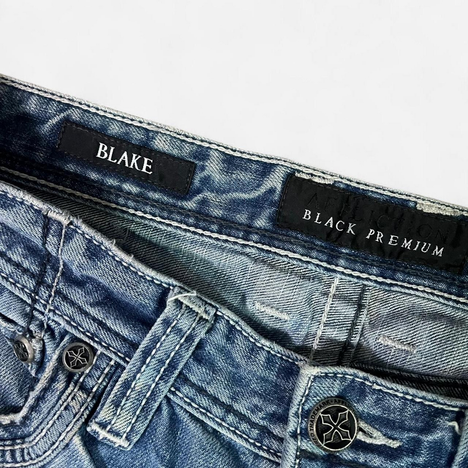 Affliction Men's Black Premium Jeans • S31