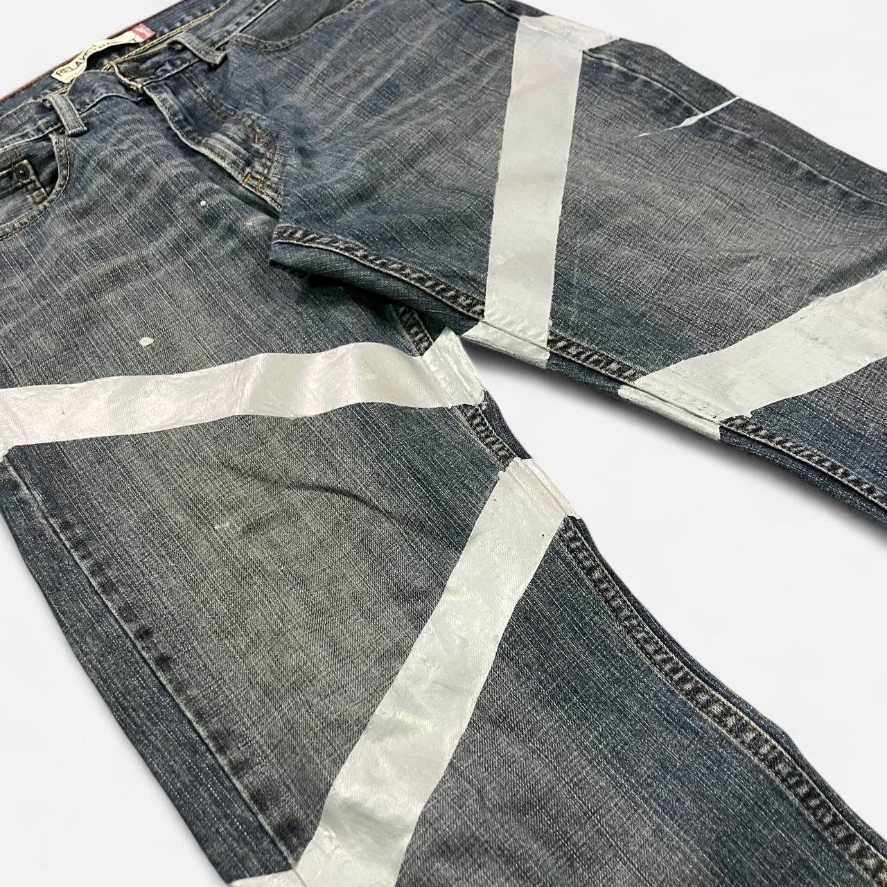 Duct Tape Denim Jeans • 34x31