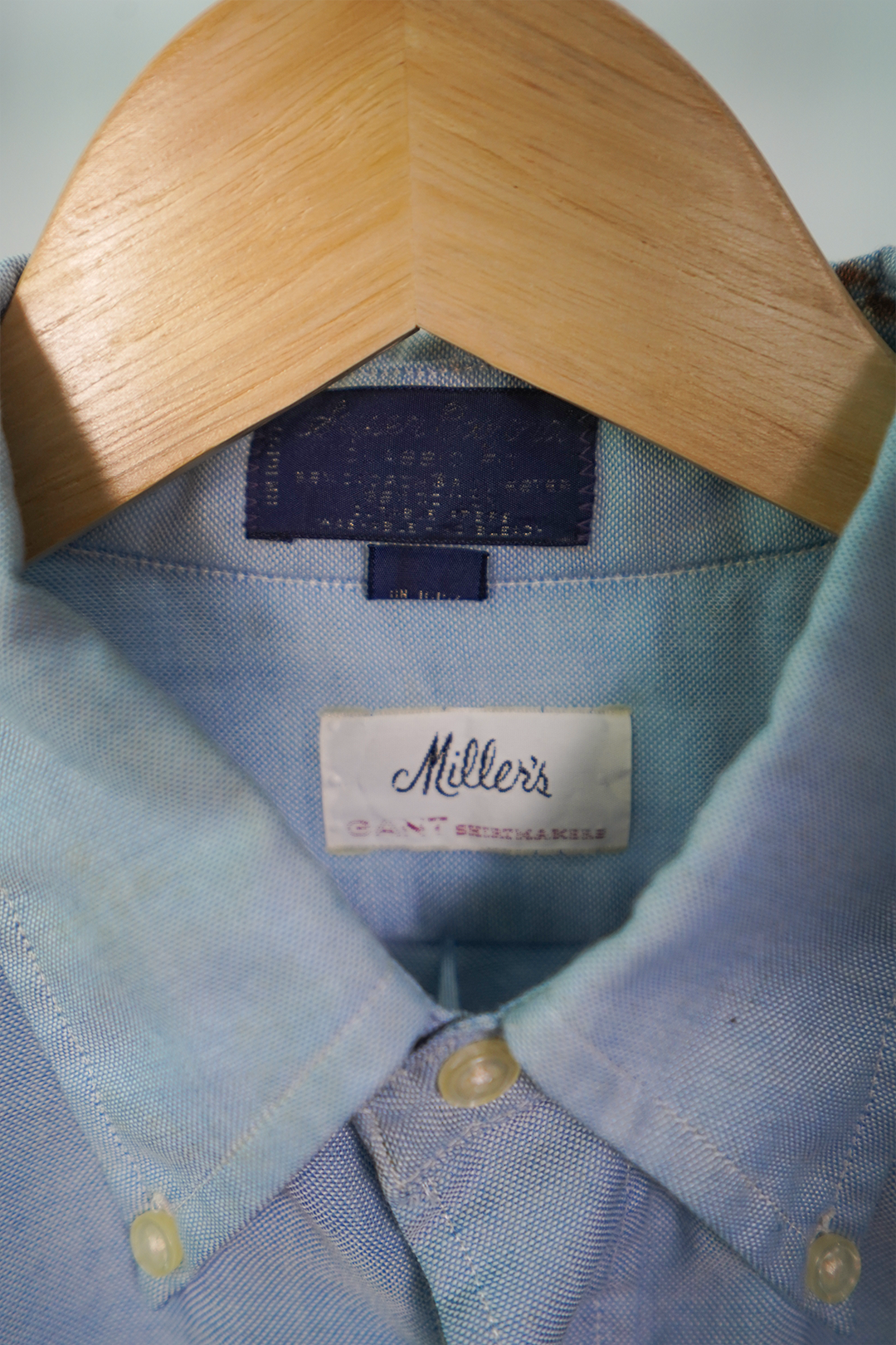 1960s Gant Oxford Blue Shirt
