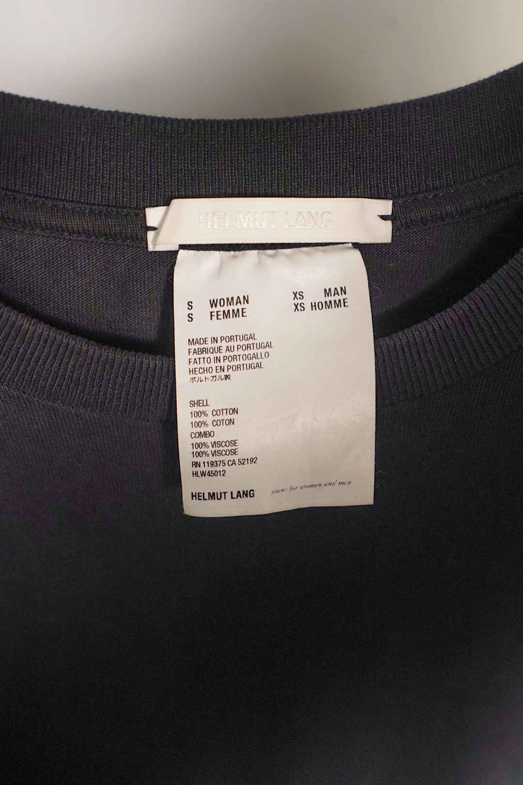Helmut Lang Strap T-Shirt