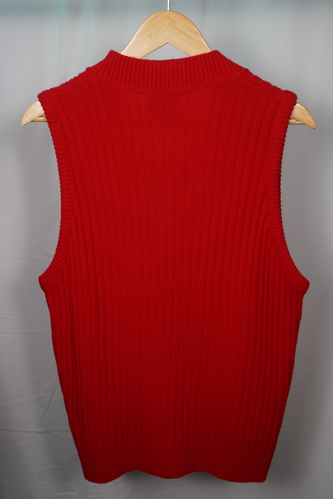 1970s Donegal Red Sweater Vest