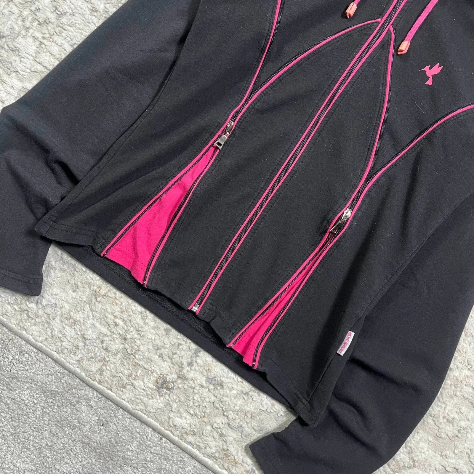 Blue Shark • Zip Up Black Pink Jacket • 2