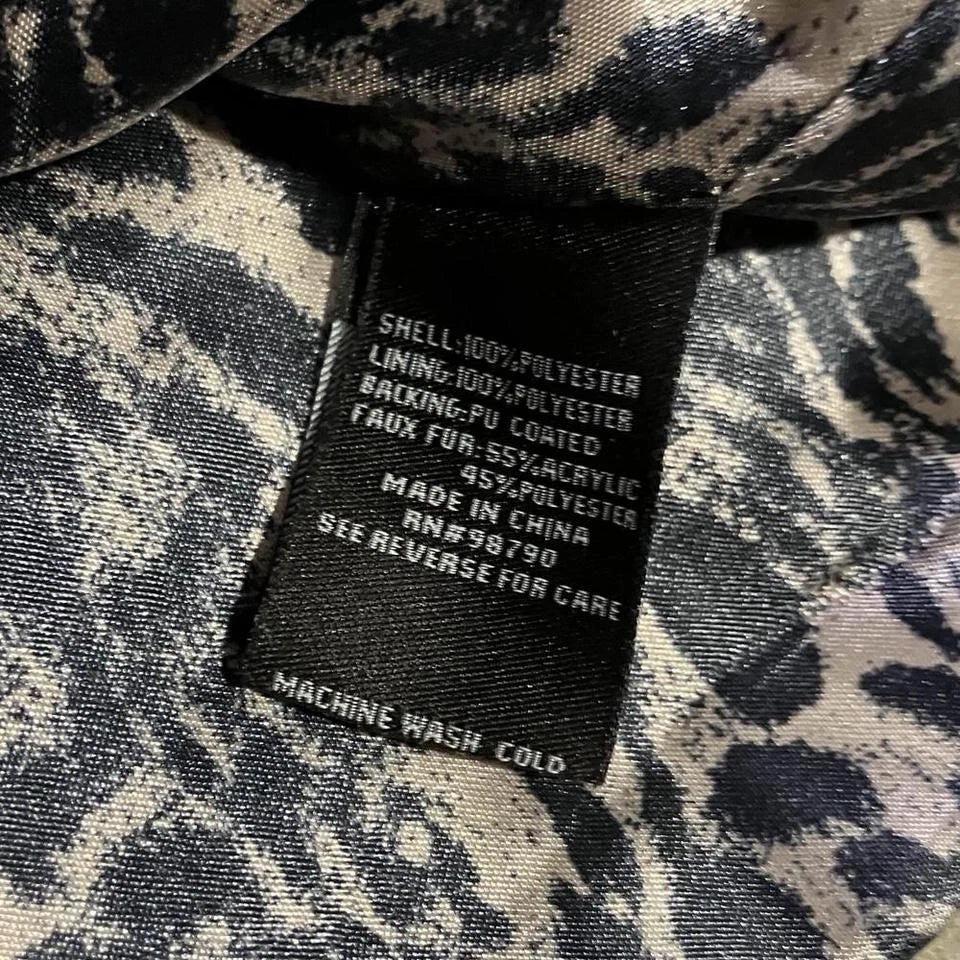 Dollhouse • Leopard Cream Pea Coat • XL