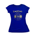 Bebe • Blue Graphic T Shirt  • M
