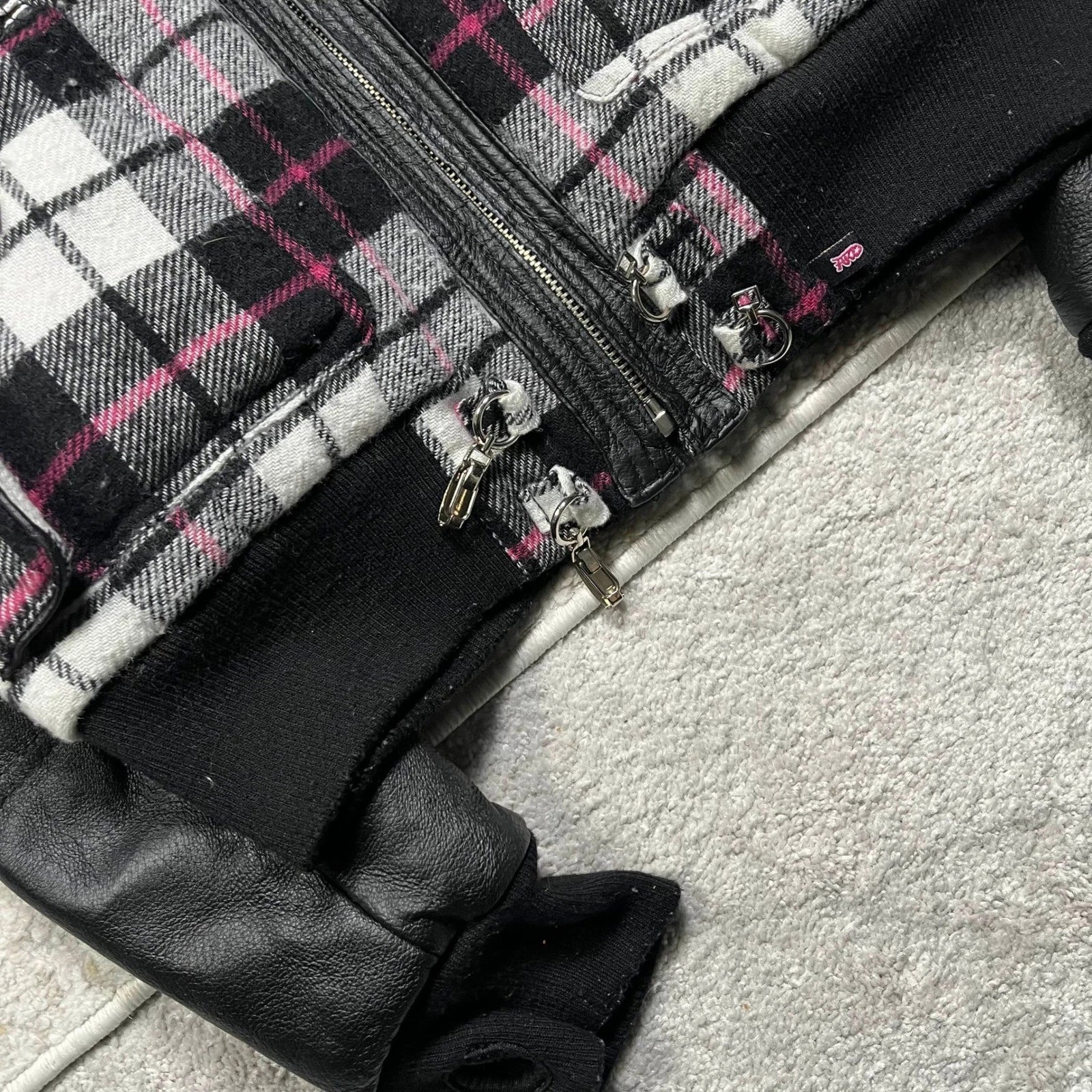 Akademiks • Faux Fur Plaid Jacket • L