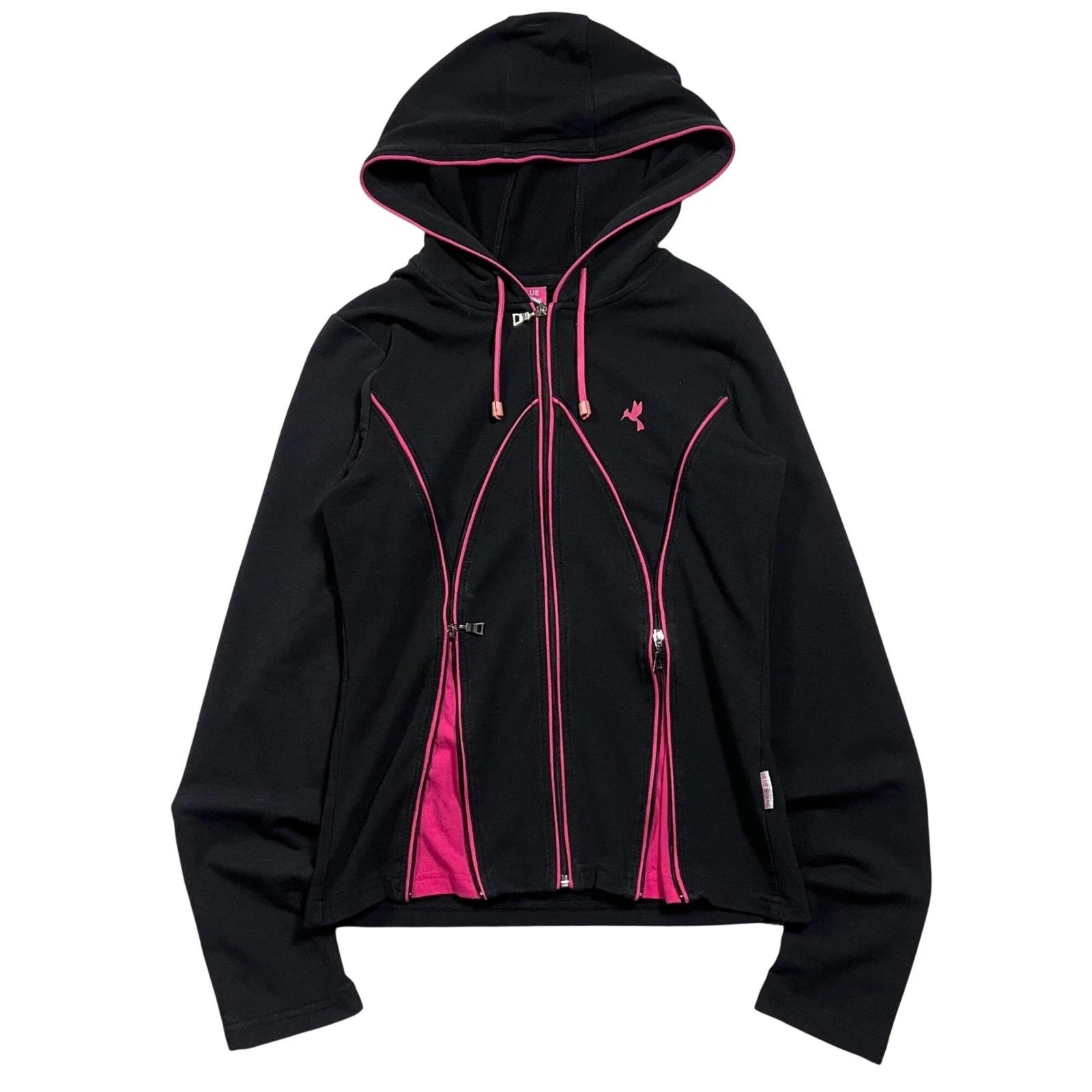 Blue Shark • Zip Up Black Pink Jacket • 2